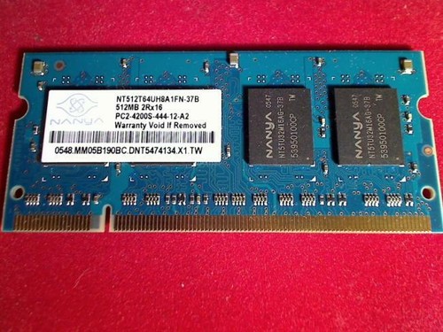 512mb ddr2 4200 sodimm - 512mb,